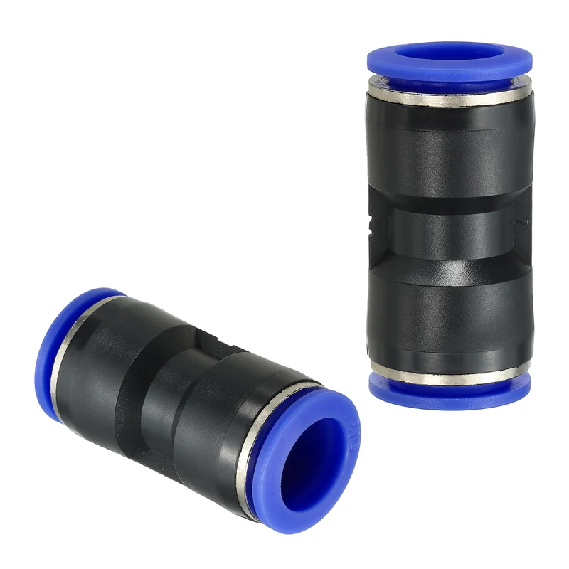 5/8 Inches Push to Connect Fitting Quick Release Pneumatic Connectors 2Pcs