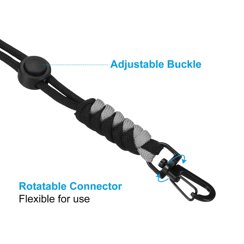 Neck Lanyard, Badge Lanyards Adjustable Long Strap ID Card Holder Keychains for Badge Holders