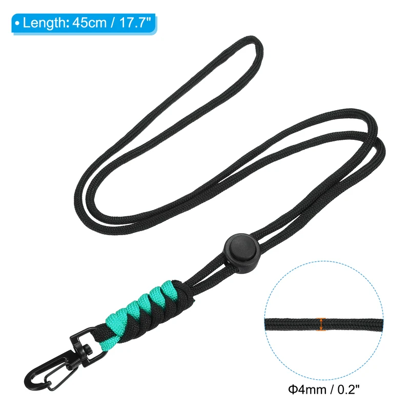 Neck Lanyard, Badge Lanyards Adjustable Long Strap ID Card Holder Keychains for Badge Holders