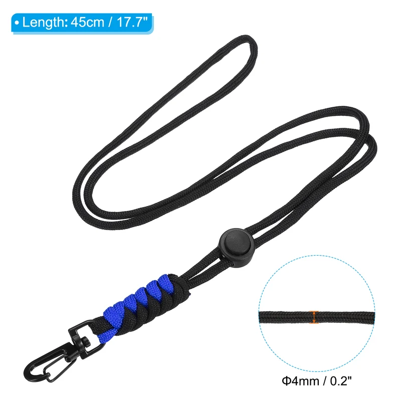 Neck Lanyard, Badge Lanyards Adjustable Long Strap ID Card Holder Keychains for Badge Holders