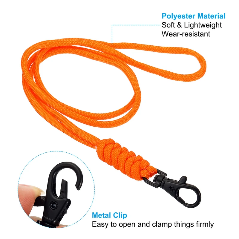 Neck Lanyard, Badge Lanyards Long Strap ID Card Holder Keychains for Badge Holders