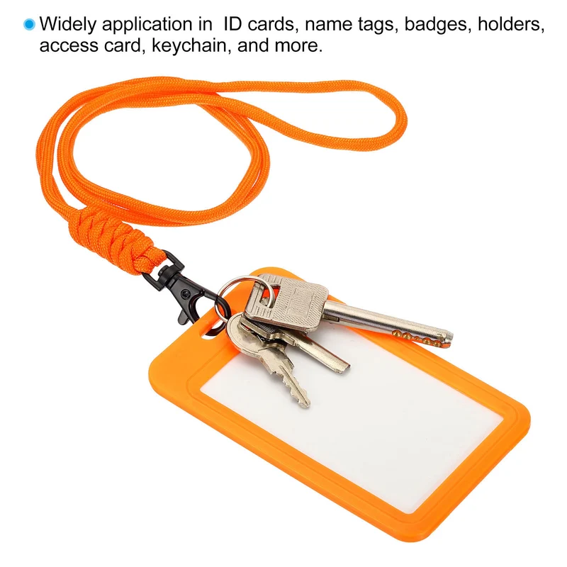 Neck Lanyard, Badge Lanyards Long Strap ID Card Holder Keychains for Badge Holders