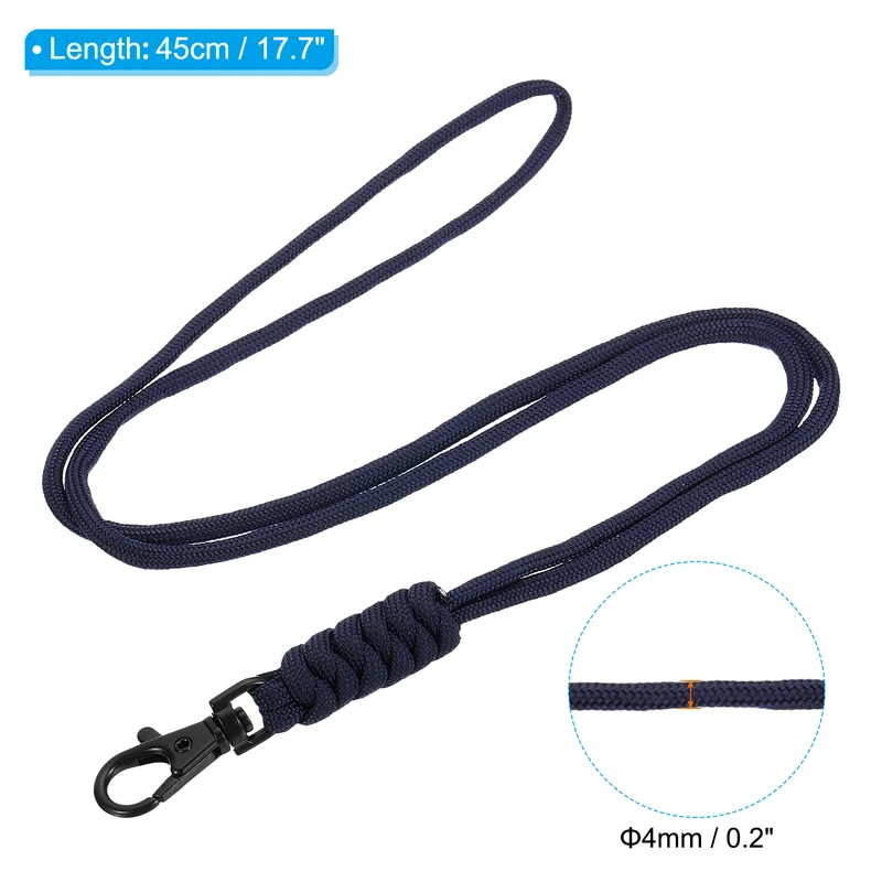 Neck Lanyard, Badge Lanyards Long Strap ID Card Holder Keychains for Badge Holders