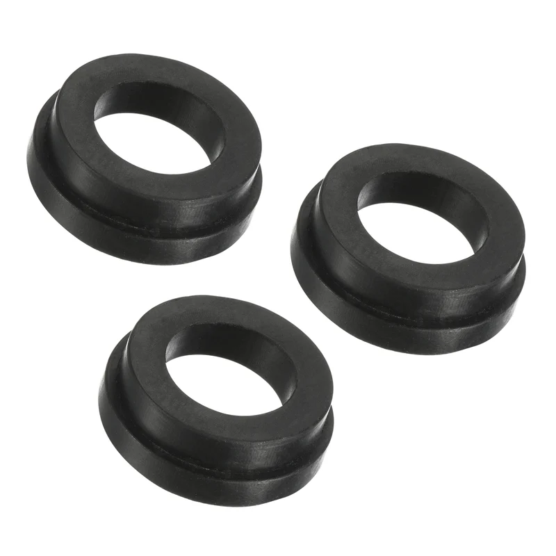 Sealing Gasket, 3 Packs Nitrile Rubber 1.30" OD x 0.71" ID O-Ring Washer Replacement for Air Hose Coupling Fitting, Black