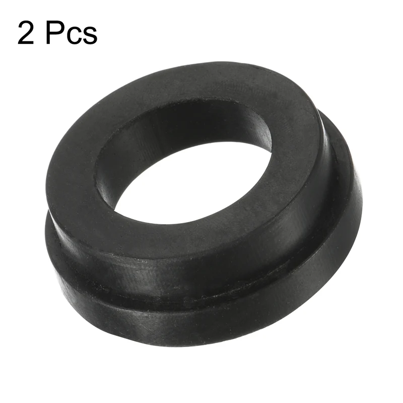 Sealing Gasket, 2 Packs Nitrile Rubber 1.30" OD x 0.71" ID O-Ring Washer Replacement for Air Hose Coupling Fitting, Black