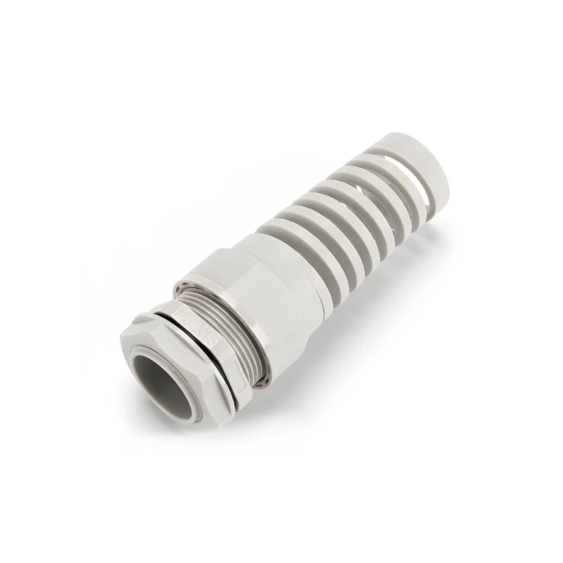 Spiral Cable Gland, Nylon Cord Connector with EPDM Seal, IP69, 5 Pcs