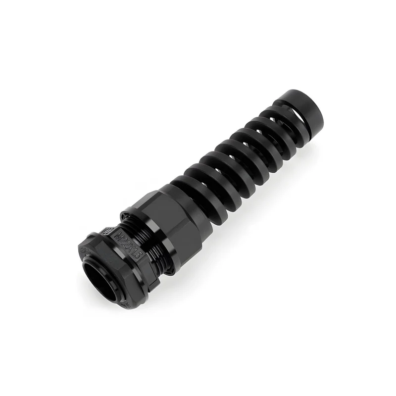 Spiral Cable Gland, Nylon Cord Connector with EPDM Seal, IP69, 5 Pcs