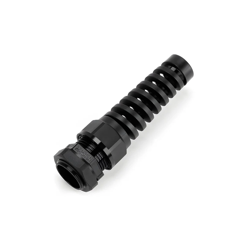 Spiral Cable Gland, Nylon Cord Connector with EPDM Seal, IP69, 5 Pcs