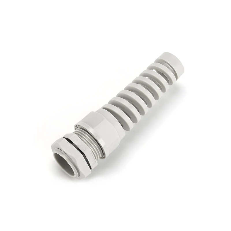 Spiral Cable Gland, Nylon Cord Connector with EPDM Seal, IP69, 5 Pcs