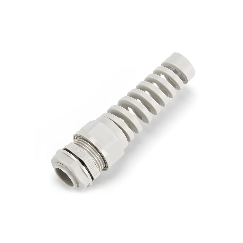 Spiral Cable Gland, Nylon Cord Connector with EPDM Seal, IP69, 5 Pcs