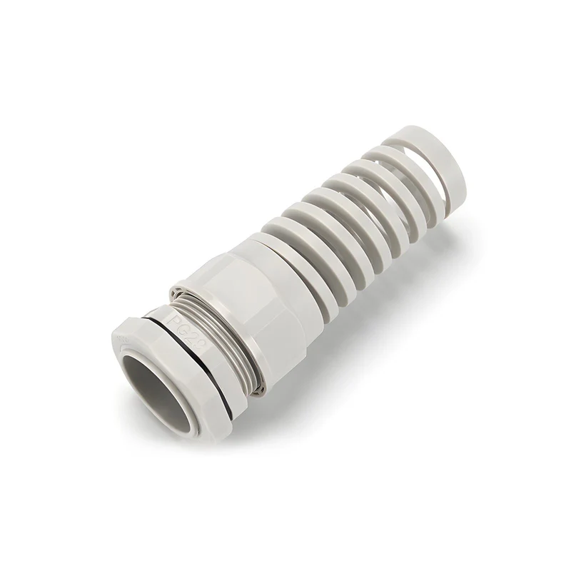 Spiral Cable Gland, Nylon Cord Connector with EPDM Seal, IP69, 5 Pcs