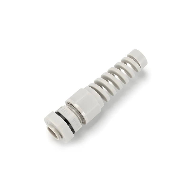 Spiral Cable Gland, Nylon Cord Connector with EPDM Seal, IP69, 5 Pcs