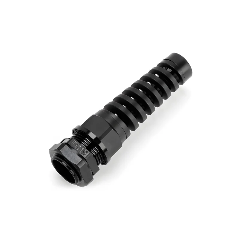 Spiral Cable Gland, Nylon Cord Connector with EPDM Seal, IP69, 5 Pcs