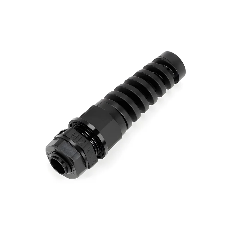 Spiral Cable Gland, Nylon Cord Connector with EPDM Seal, IP69, 5 Pcs