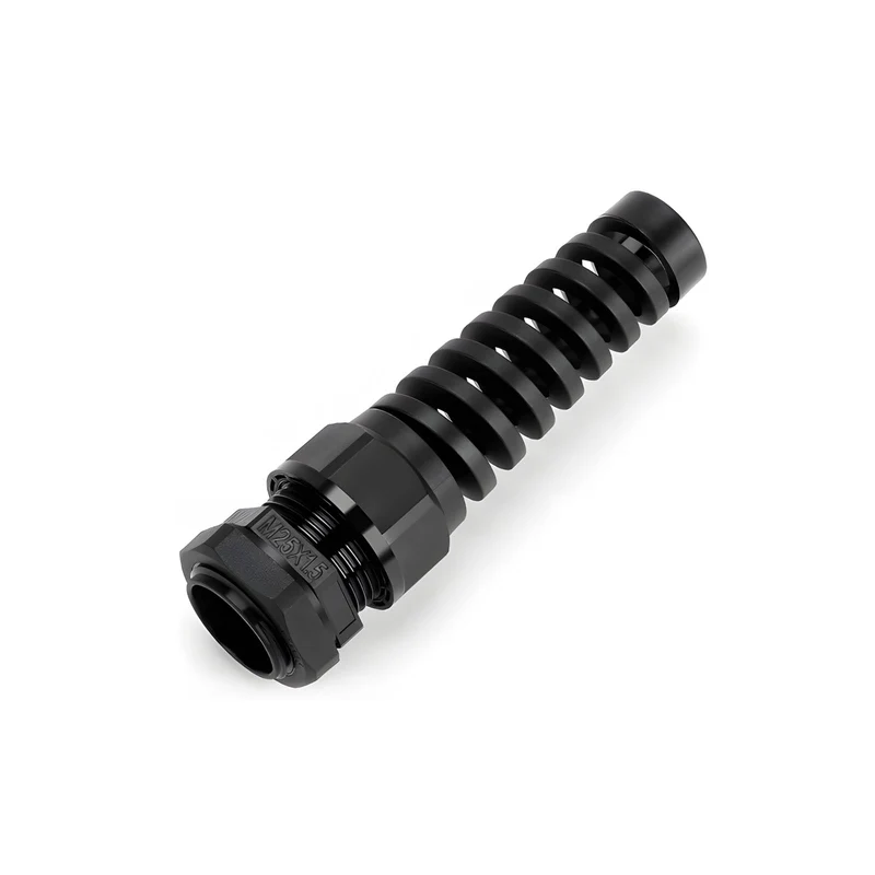 Spiral Cable Gland, Nylon Cord Connector with EPDM Seal, IP69, 5 Pcs