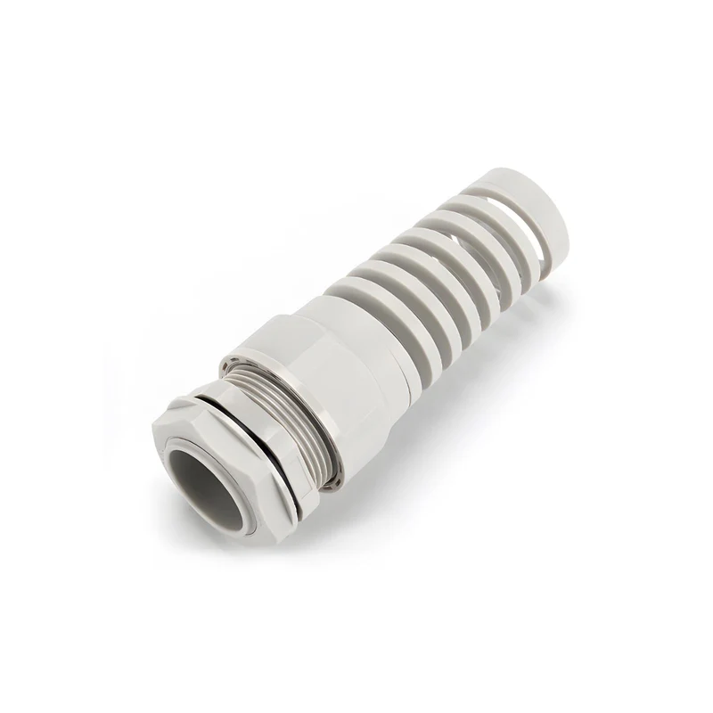 Spiral Cable Gland, Nylon Cord Connector with EPDM Seal, IP69, 5 Pcs