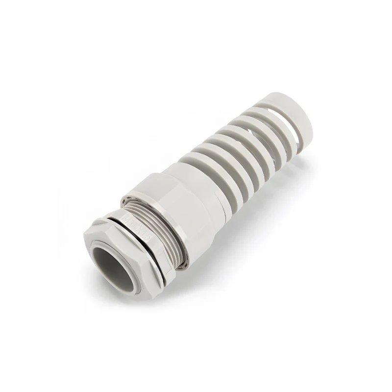 Spiral Cable Gland, Nylon Cord Connector with EPDM Seal, IP69, 5 Pcs