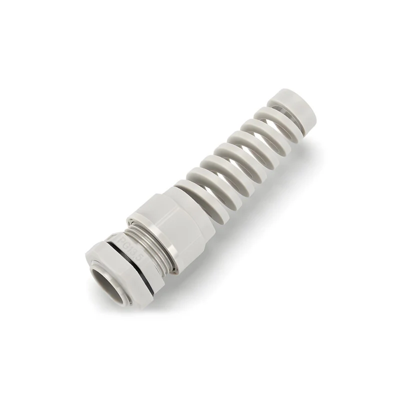 Spiral Cable Gland, Nylon Cord Connector with EPDM Seal, IP69, 5 Pcs