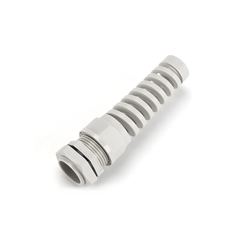 Spiral Cable Gland, Nylon Cord Connector with EPDM Seal, IP69, 5 Pcs