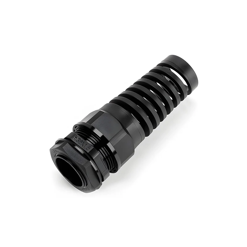Spiral Cable Gland, Nylon Cord Connector with EPDM Seal, IP69, 5 Pcs