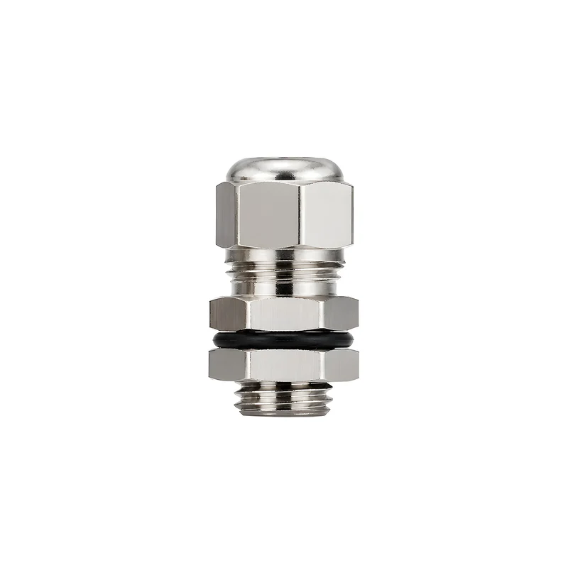 Waterproof Cable Gland, Nickel Plated Brass Cord Connector, IP68