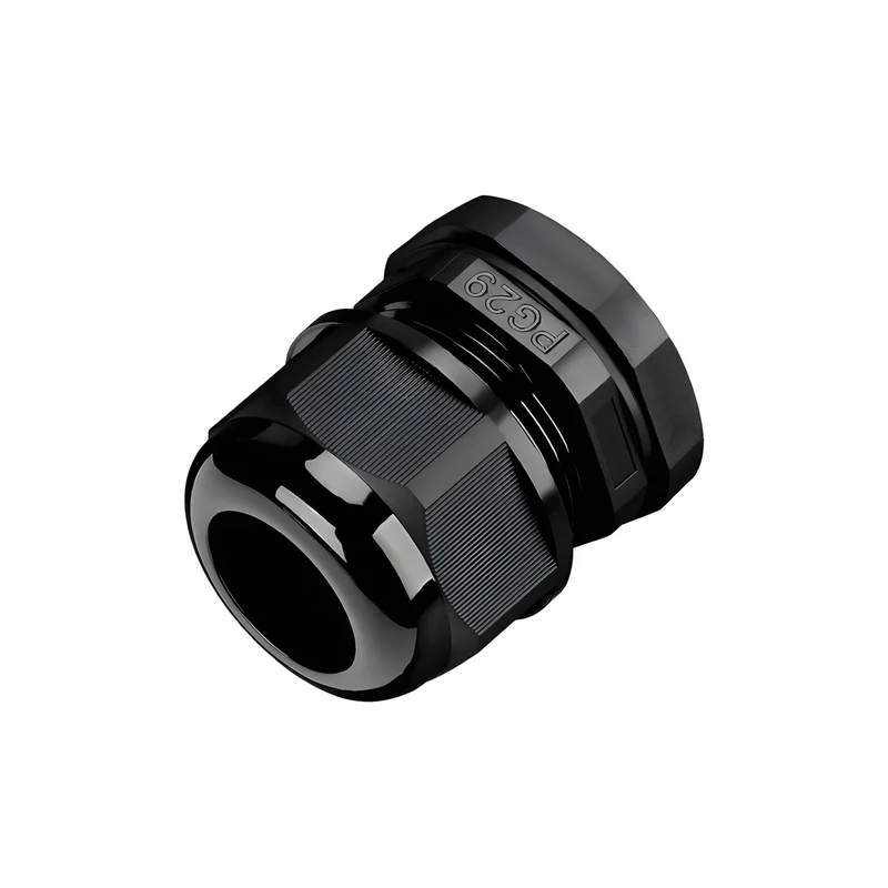 Waterproof Cable Gland, Nylon Cord Connector with EPDM Seal, IP69, Black