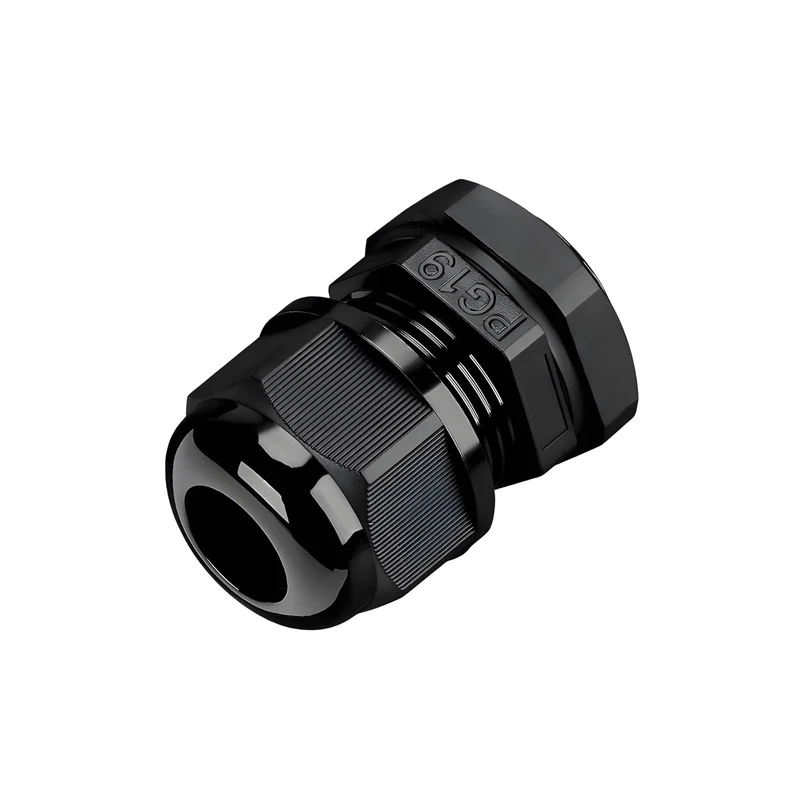 Waterproof Cable Gland, Nylon Cord Connector with EPDM Seal, IP69, Black