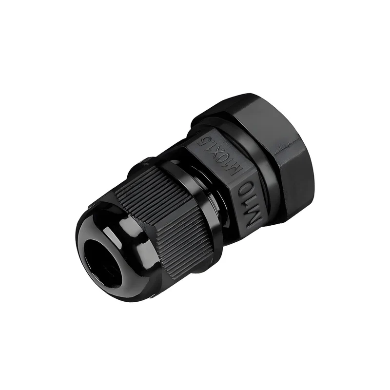 Waterproof Cable Gland, Nylon Cord Connector with EPDM Seal, IP69, Black