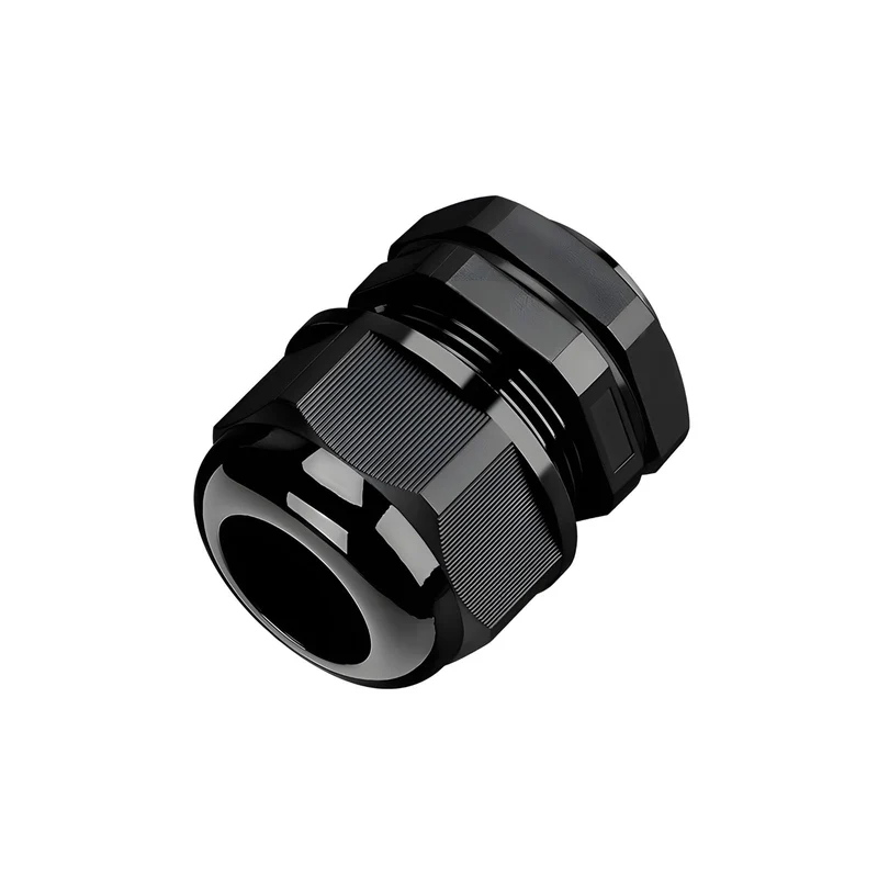 Waterproof Cable Gland, Nylon Cord Connector with EPDM Seal, IP69, Black