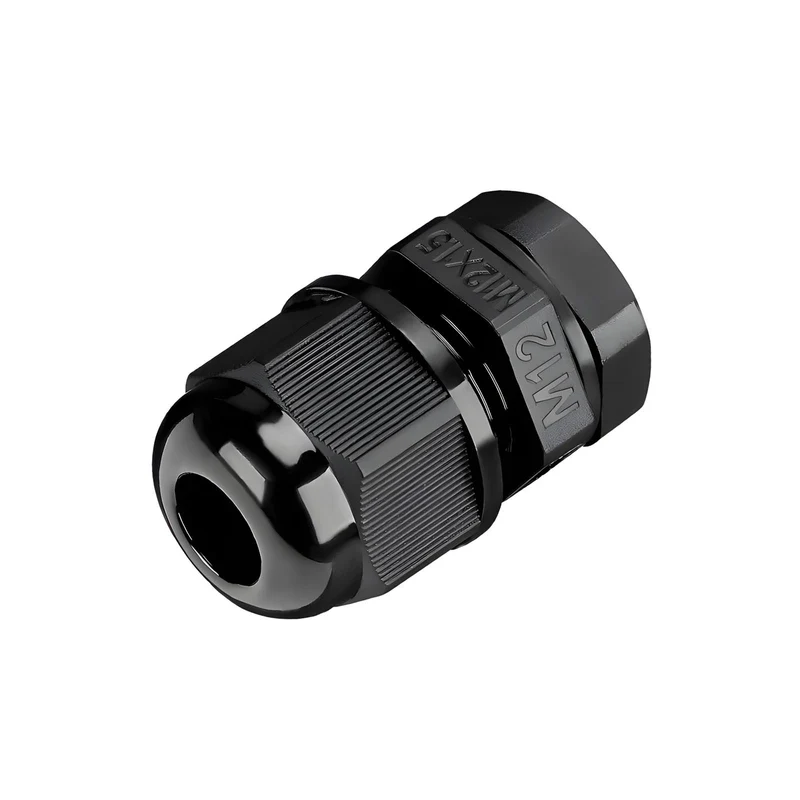 Waterproof Cable Gland, Nylon Cord Connector with EPDM Seal, IP69, Black