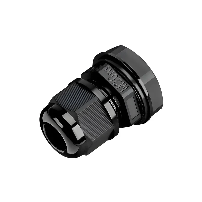 Waterproof Cable Gland, Nylon Cord Connector with EPDM Seal, IP69, Black