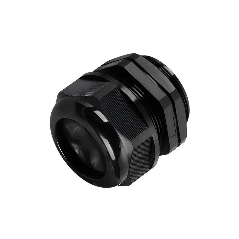 Waterproof Cable Gland, Nylon Cord Connector with EPDM Seal, IP69, Black