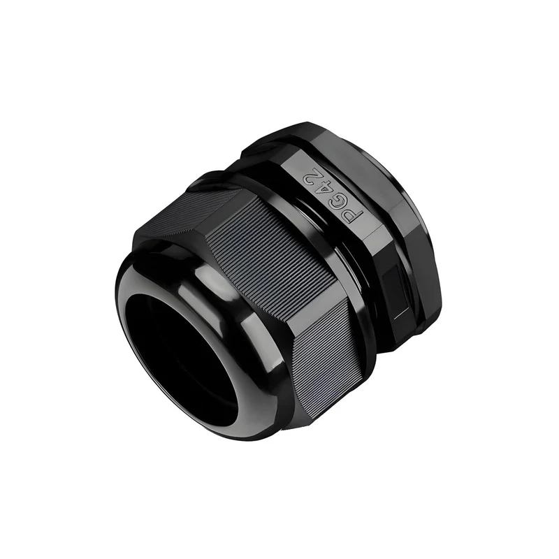 Waterproof Cable Gland, Nylon Cord Connector with EPDM Seal, IP69, Black