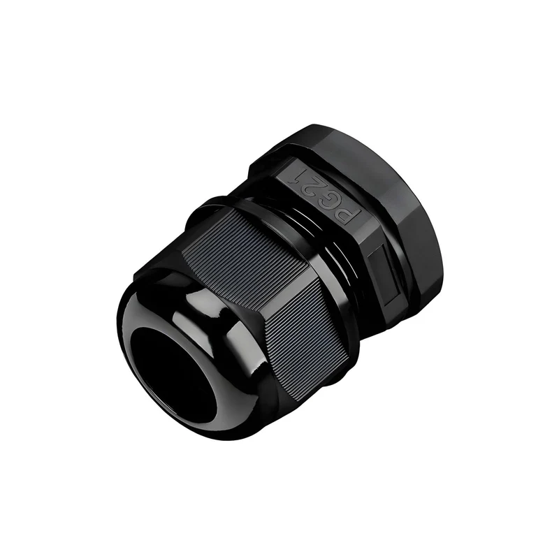 Waterproof Cable Gland, Nylon Cord Connector with EPDM Seal, IP69, Black