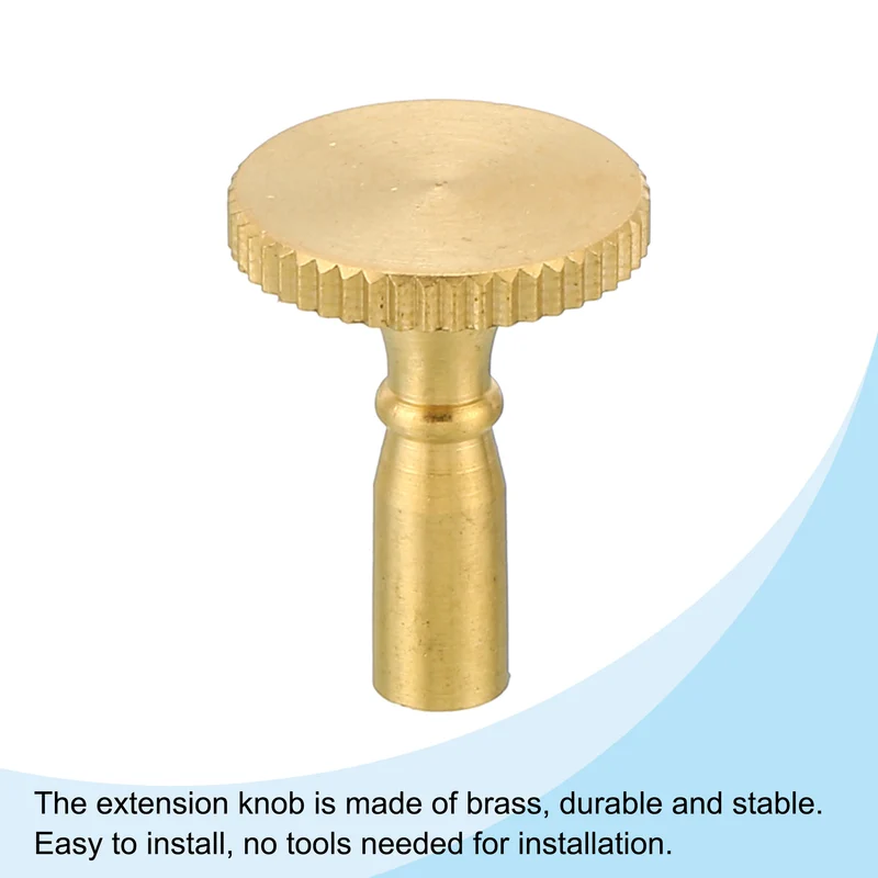 Lamp Turn Switch Knob On/Off Replacement Twist Knobs Extension Length for Lamp Socket Brass