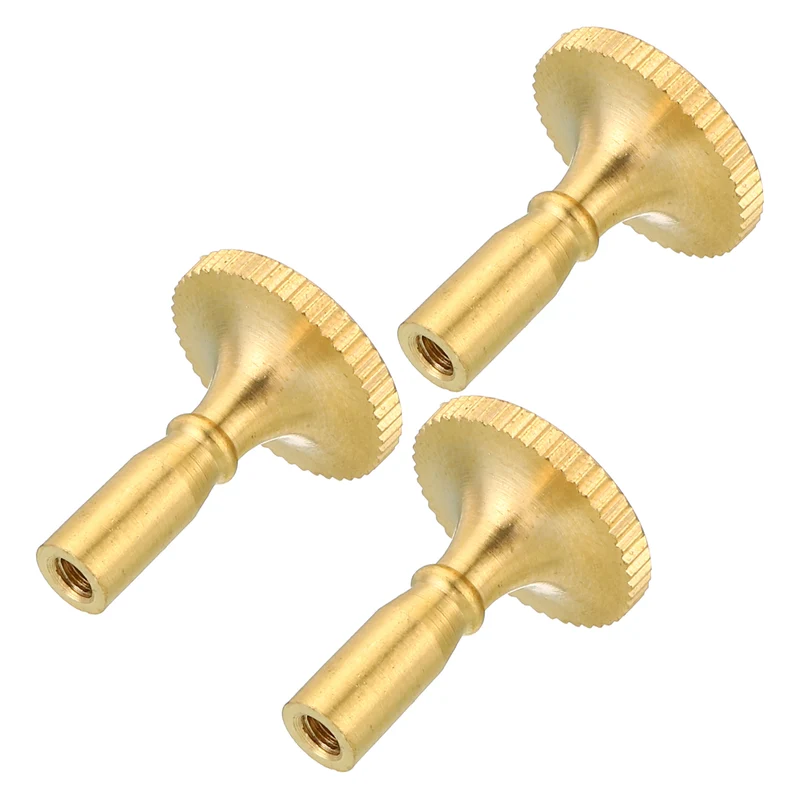 Lamp Turn Switch Knob On/Off Replacement Twist Knobs Extension Length for Lamp Socket Brass