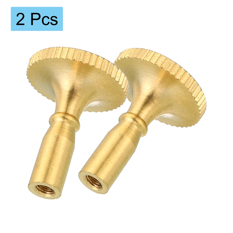 Lamp Turn Switch Knob On/Off Replacement Twist Knobs Extension Length for Lamp Socket Brass