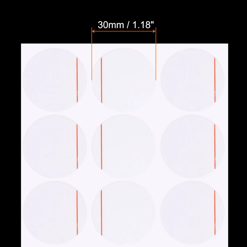 Watch Back Cover Protective Film PE Round Watch Back Case Protector Film Stickers for Watch Back Case Protection