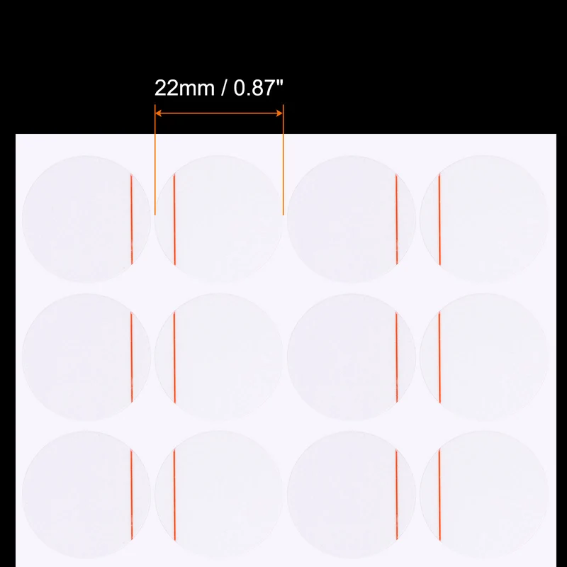 Watch Back Cover Protective Film, PE Round Watch Back Case Protector Film Stickers for Watch Back Case Protection