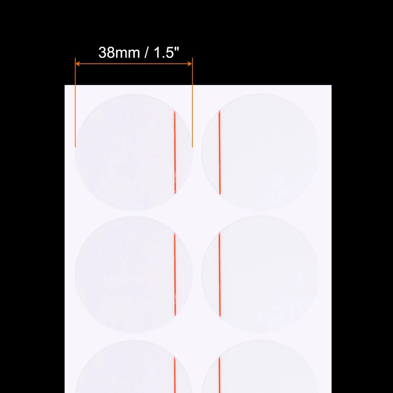 Watch Back Cover Protective Film, PE Round Watch Back Case Protector Film Stickers for Watch Back Case Protection