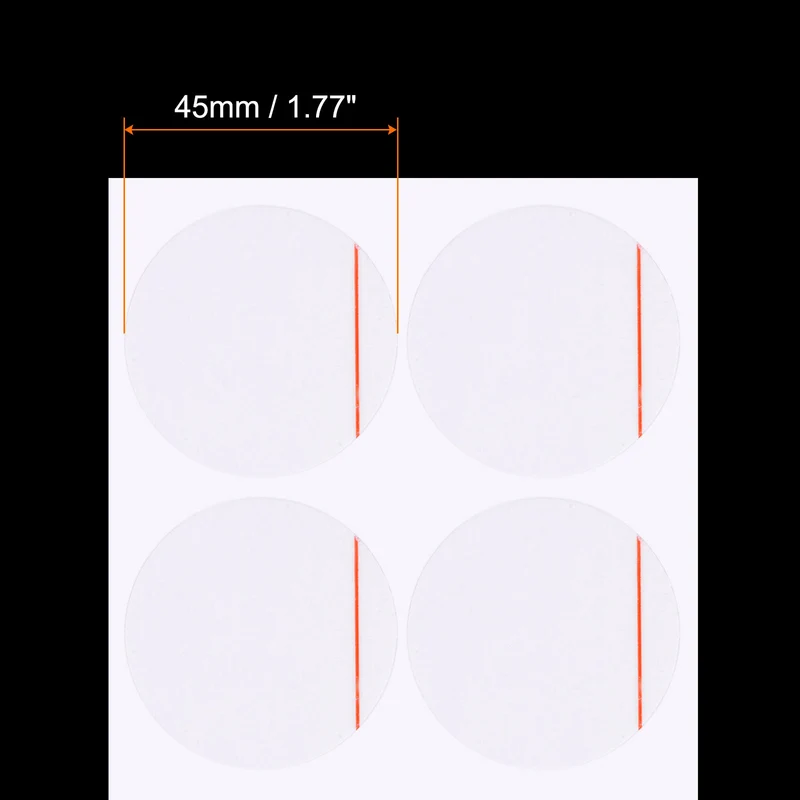 Watch Back Cover Protective Film, PE Round Watch Back Case Protector Film Stickers for Watch Back Case Protection