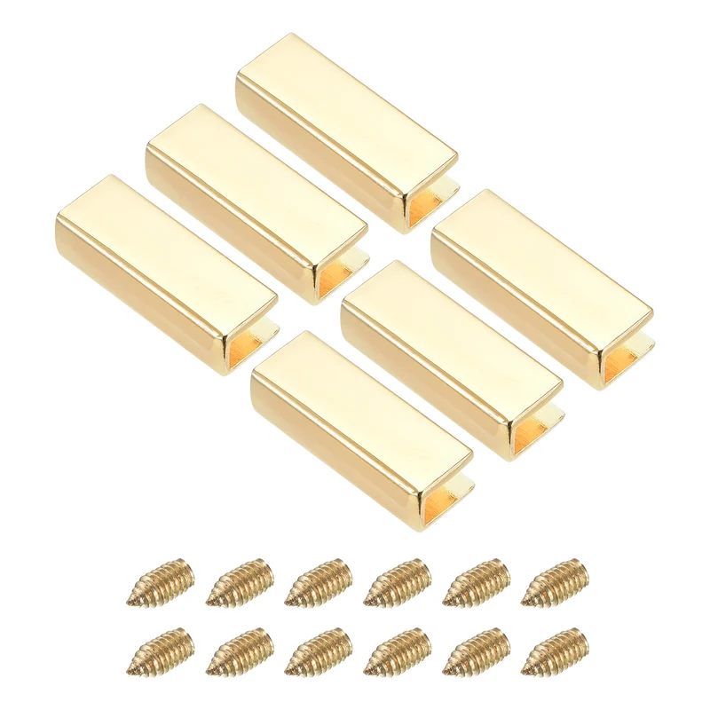 Belt Buckle End Tip, Zinc Alloy Zipper Clips Strap End Caps for Leather Sewing Decoration DIY Accessories