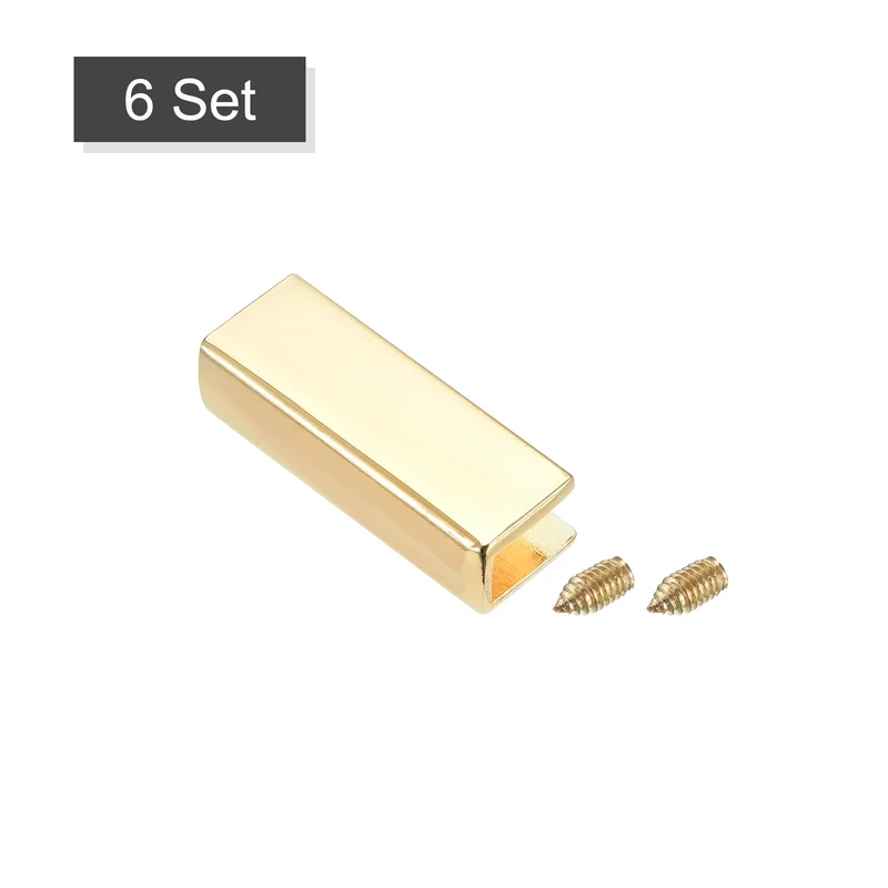 Belt Buckle End Tip, Zinc Alloy Zipper Clips Strap End Caps for Leather Sewing Decoration DIY Accessories