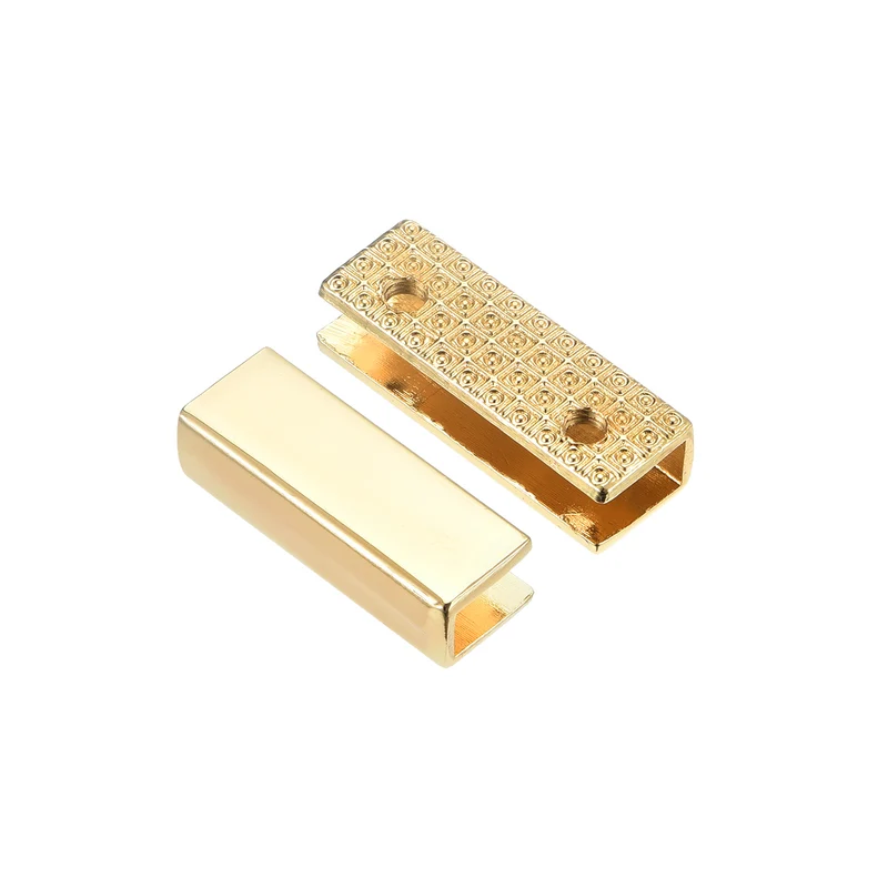 Belt Buckle End Tip, Zinc Alloy Zipper Clips Strap End Caps for Leather Sewing Decoration DIY Accessories