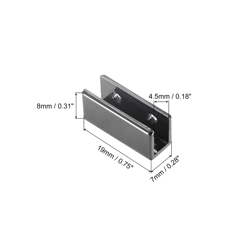 Belt Buckle End Tip, Zinc Alloy Zipper Clips Strap End Caps for Leather Sewing Decoration DIY Accessories