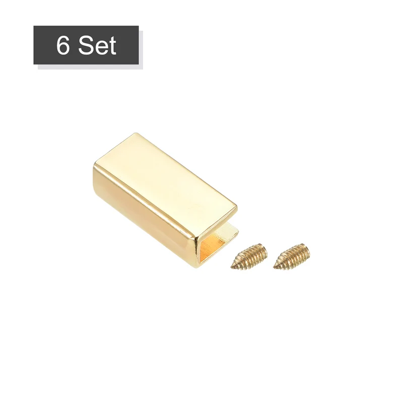 Belt Buckle End Tip, Zinc Alloy Zipper Clips Strap End Caps for Leather Sewing Decoration DIY Accessories