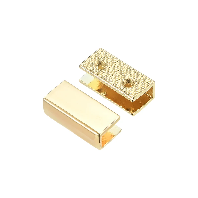 Belt Buckle End Tip, Zinc Alloy Zipper Clips Strap End Caps for Leather Sewing Decoration DIY Accessories