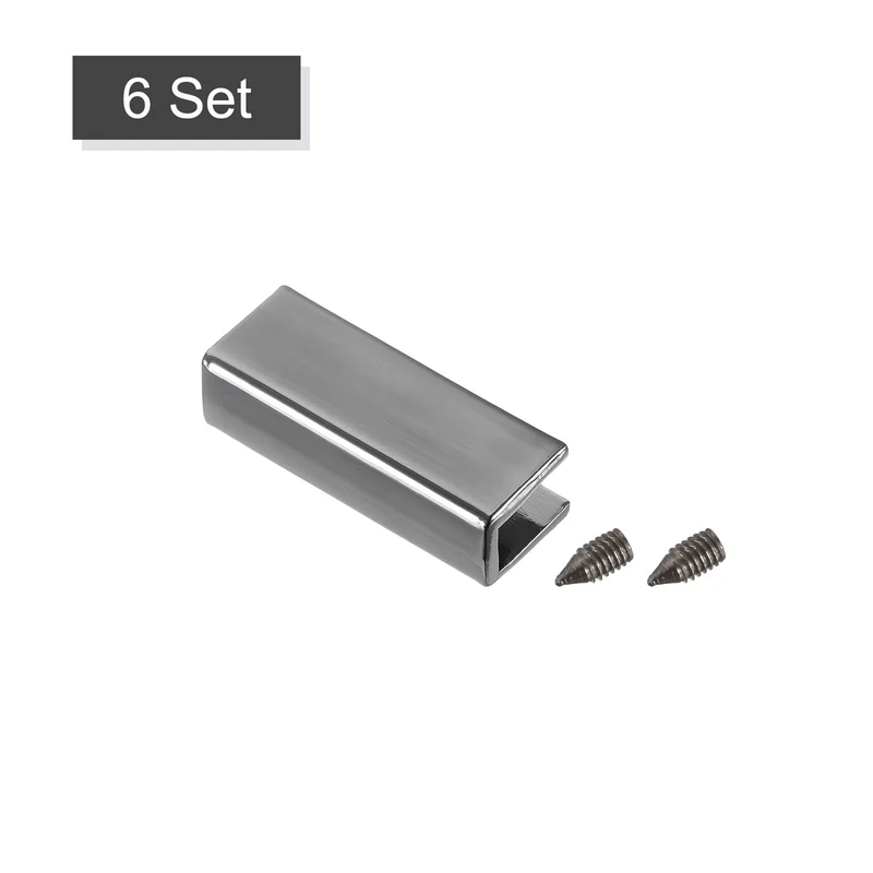 Belt Buckle End Tip, Zinc Alloy Zipper Clips Strap End Caps for Leather Sewing Decoration DIY Accessories