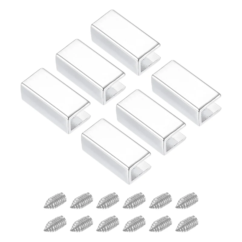 Belt Buckle End Tip, Zinc Alloy Zipper Clips Strap End Caps for Leather Sewing Decoration DIY Accessories