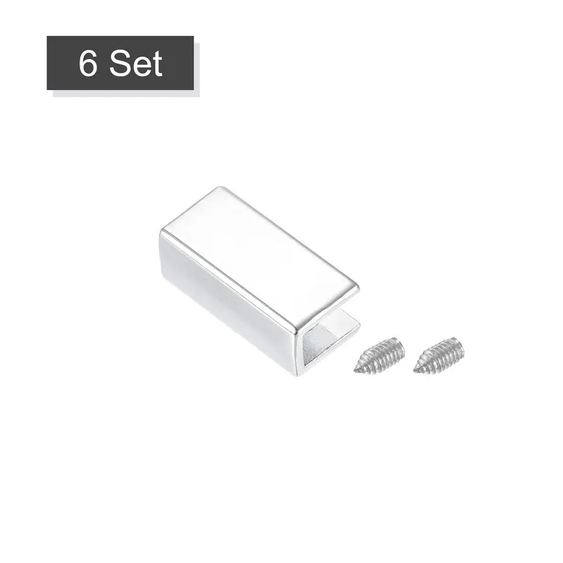Belt Buckle End Tip, Zinc Alloy Zipper Clips Strap End Caps for Leather Sewing Decoration DIY Accessories